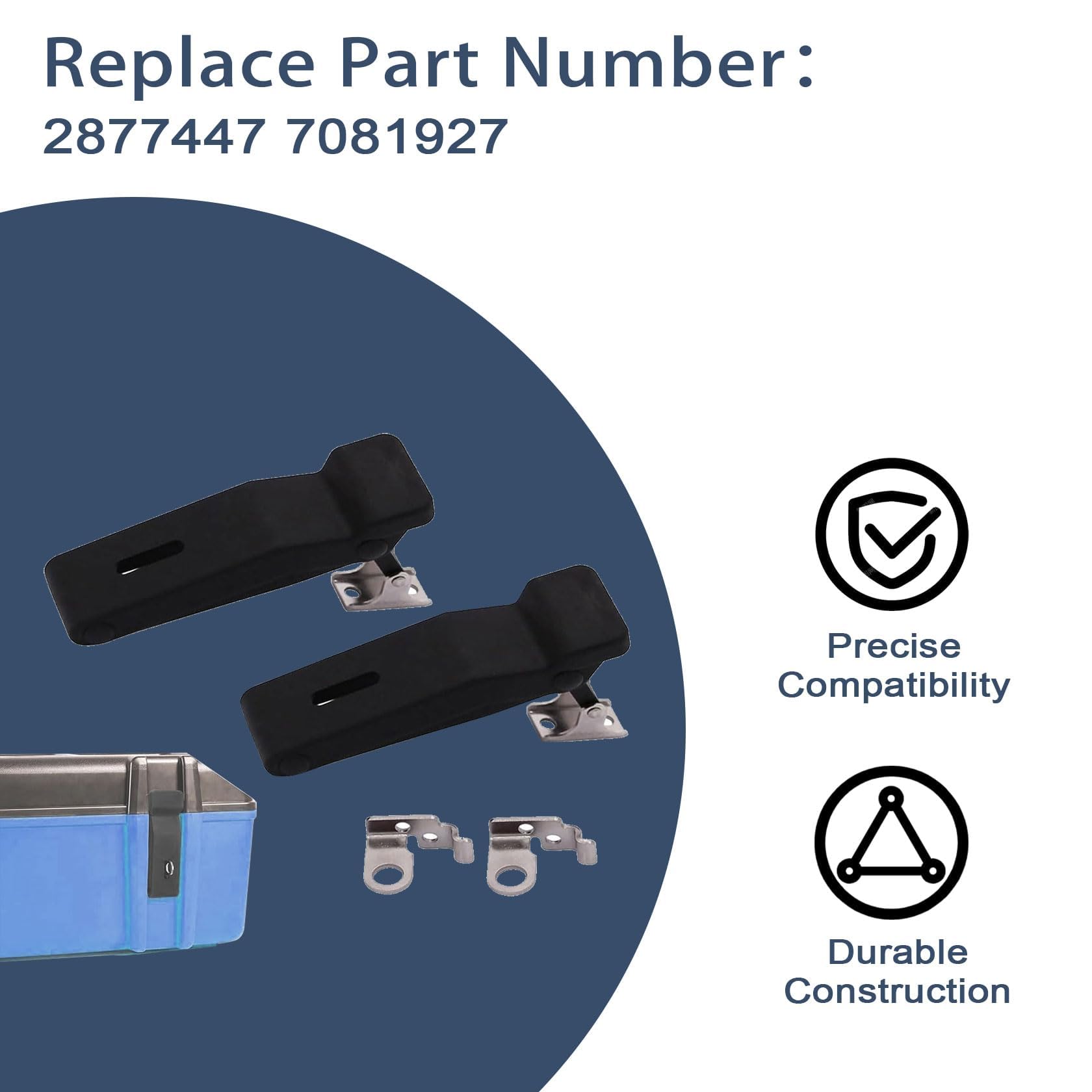 POLA - 【banbi742000】 Amazon.com: FZJDSD 2Pcs Front Storage Rack Latch Compatible